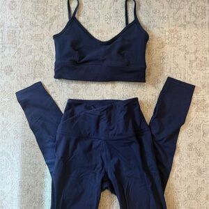 Women's Navy Blue Activewear Set